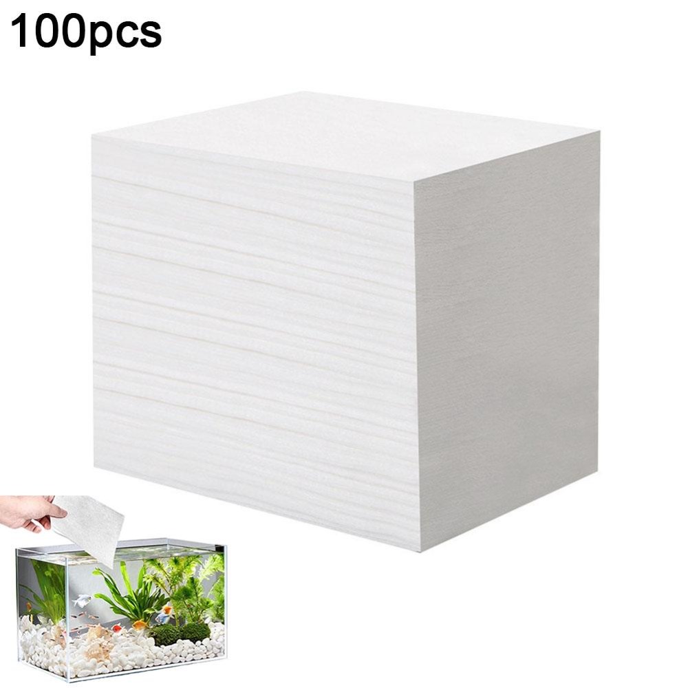 Aquarium Fish Yellow - Feuilles de purificateur d'eau d'aquarium efficaces,