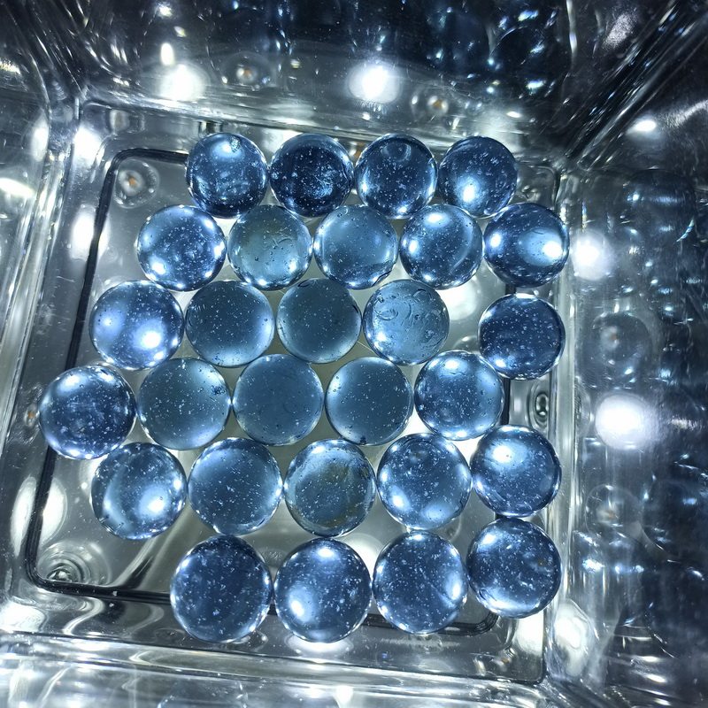 Aquarium Fish Bowl - Billes de verre colorées 14/16/17 mm