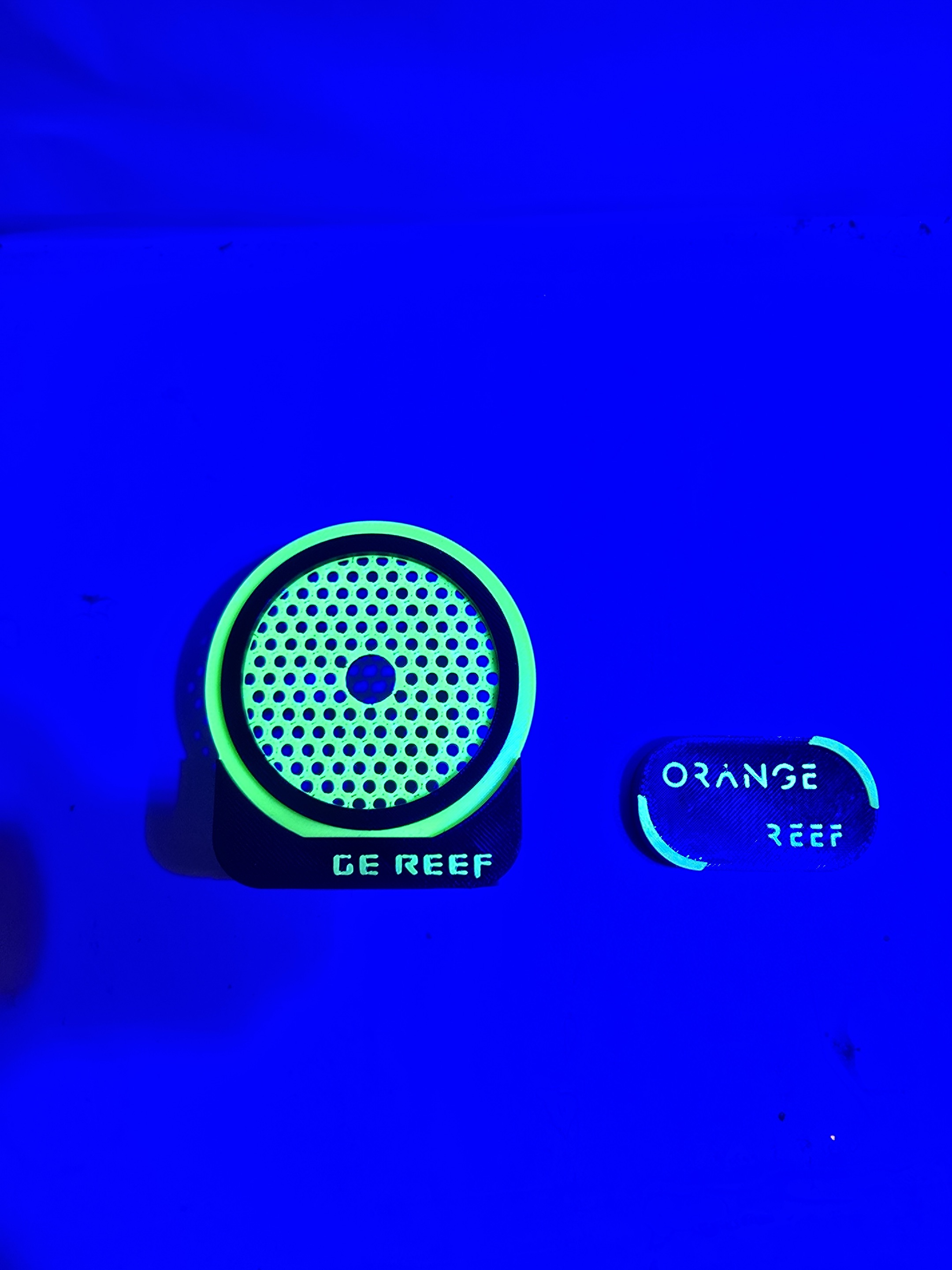 Aquarium Fish Glow In The Dark - Support magnétique pour corail imprimé en
