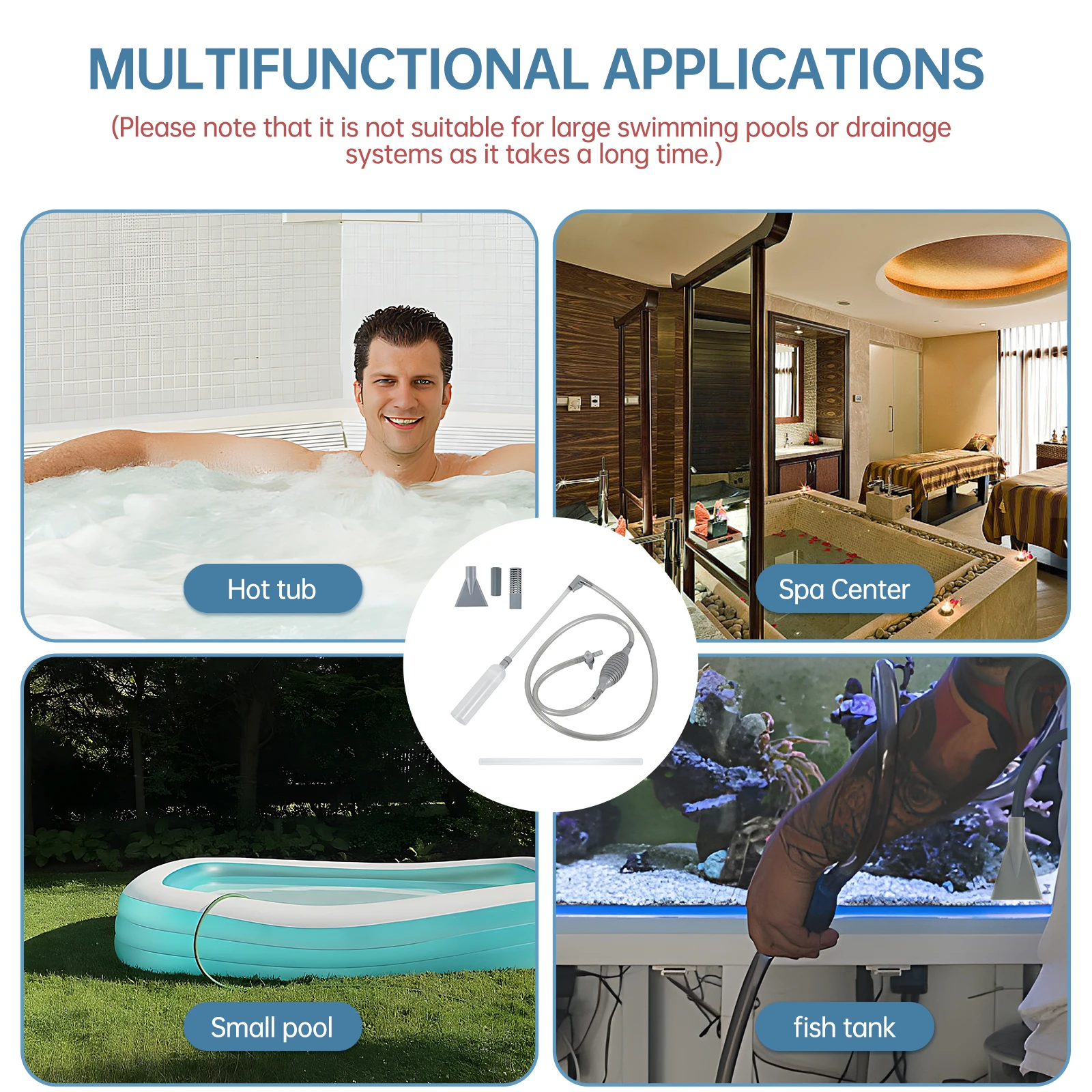 Aspirateur de bain à remous 10 - Aquarium Fish Bowl avis et prix