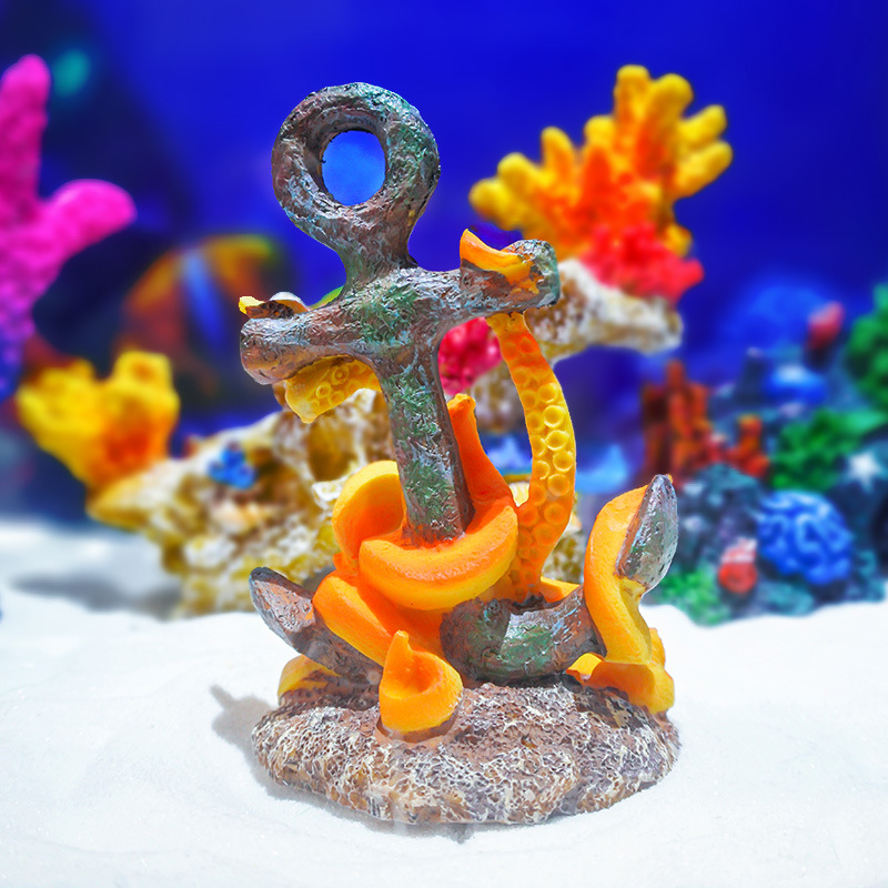 Ornement paysager rétro en rés - Aquarium Fish Monster avis et prix