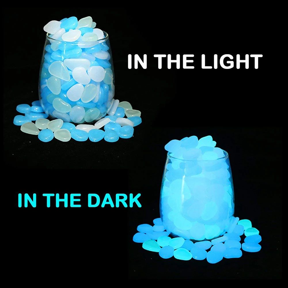 Pierres brillantes dans le noi - Aquarium Fish Glow In The Dark avis et prix