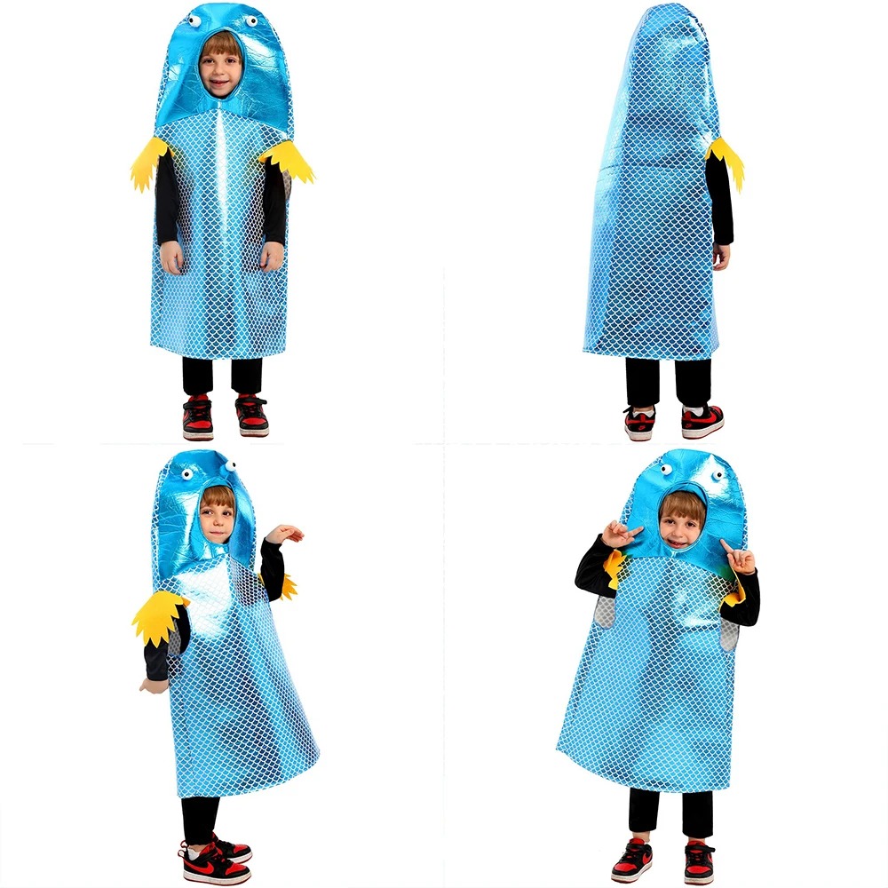 Costume de poisson bleu brilla - Aquarium Fish Yellow avis et prix