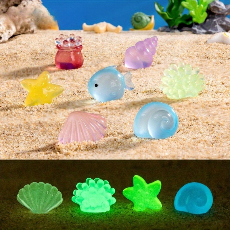 Miniatures d'animaux marins qu - Aquarium Fish Glow In The Dark avis et prix