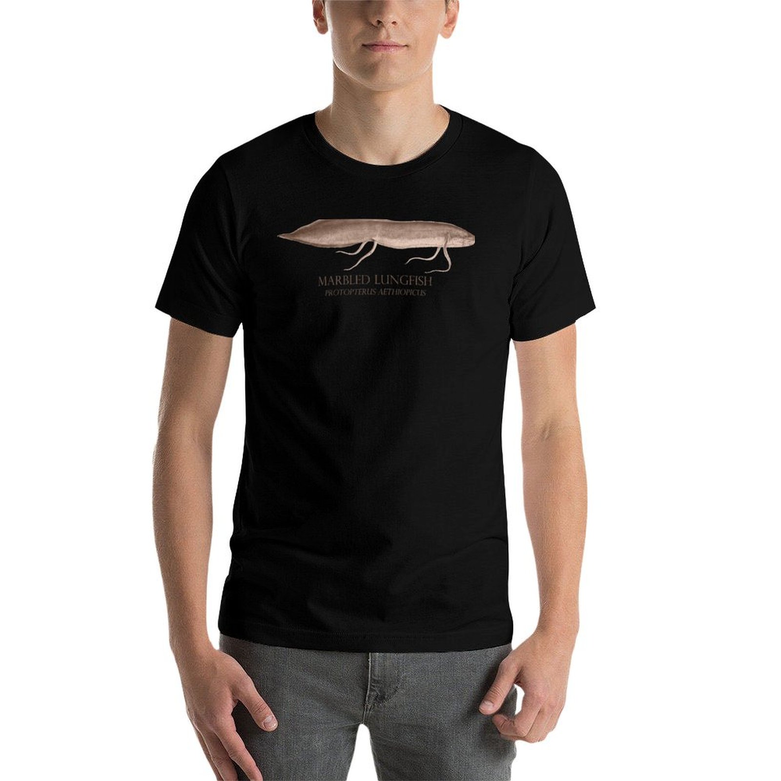 T-shirt Lungfish Protopterus A - Aquarium Fish Monster avis et prix