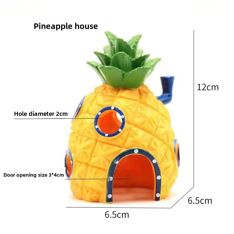 Décoration d'aquarium Ananas H - Aquarium Fish Hide avis et prix
