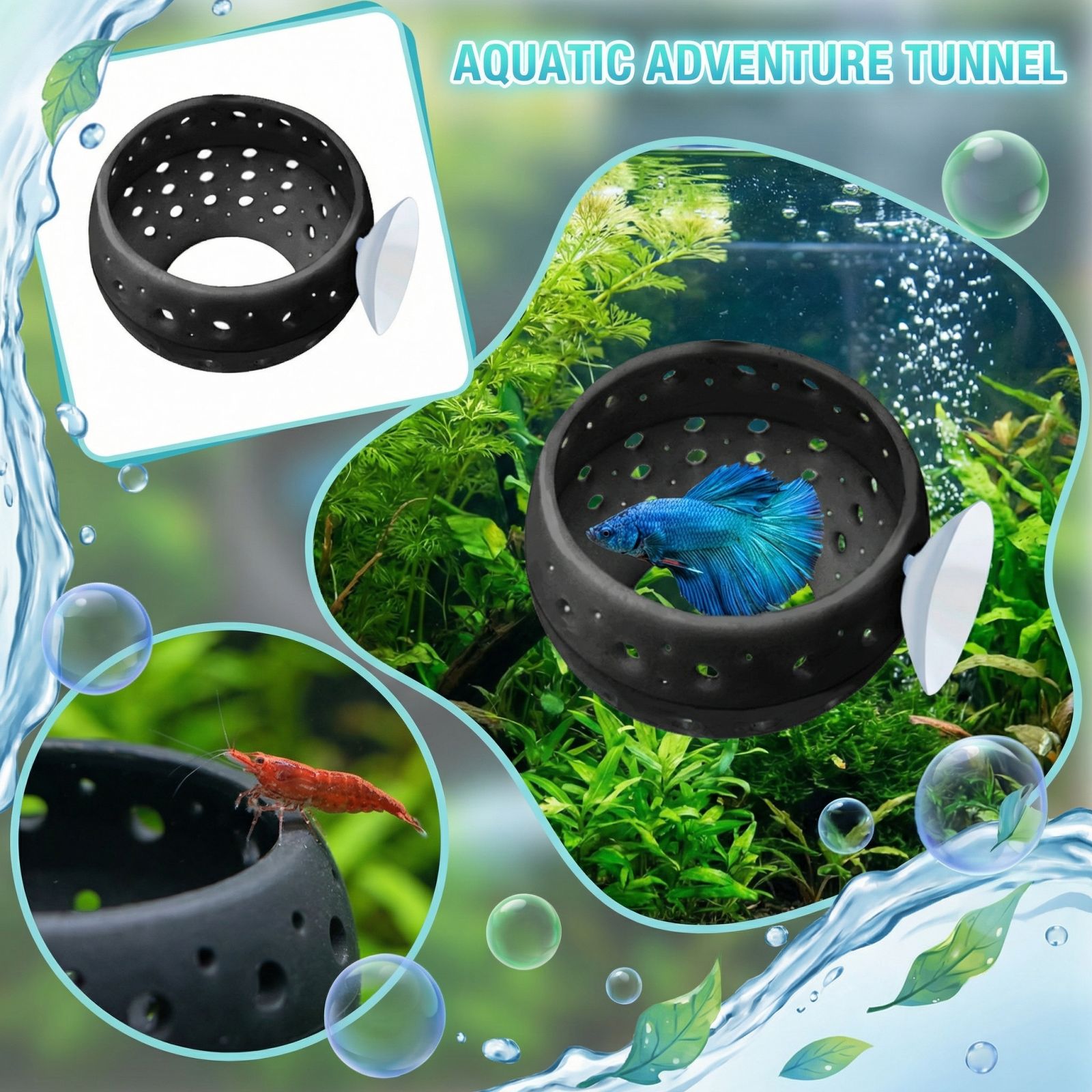 Tunnel cachette pour poissons  - Aquarium Fish Hide avis et prix
