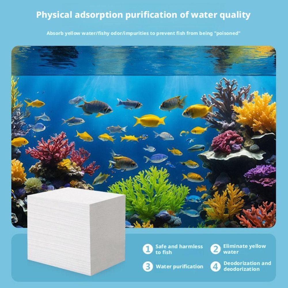 Feuilles de purificateur d'eau - Aquarium Fish Yellow avis et prix