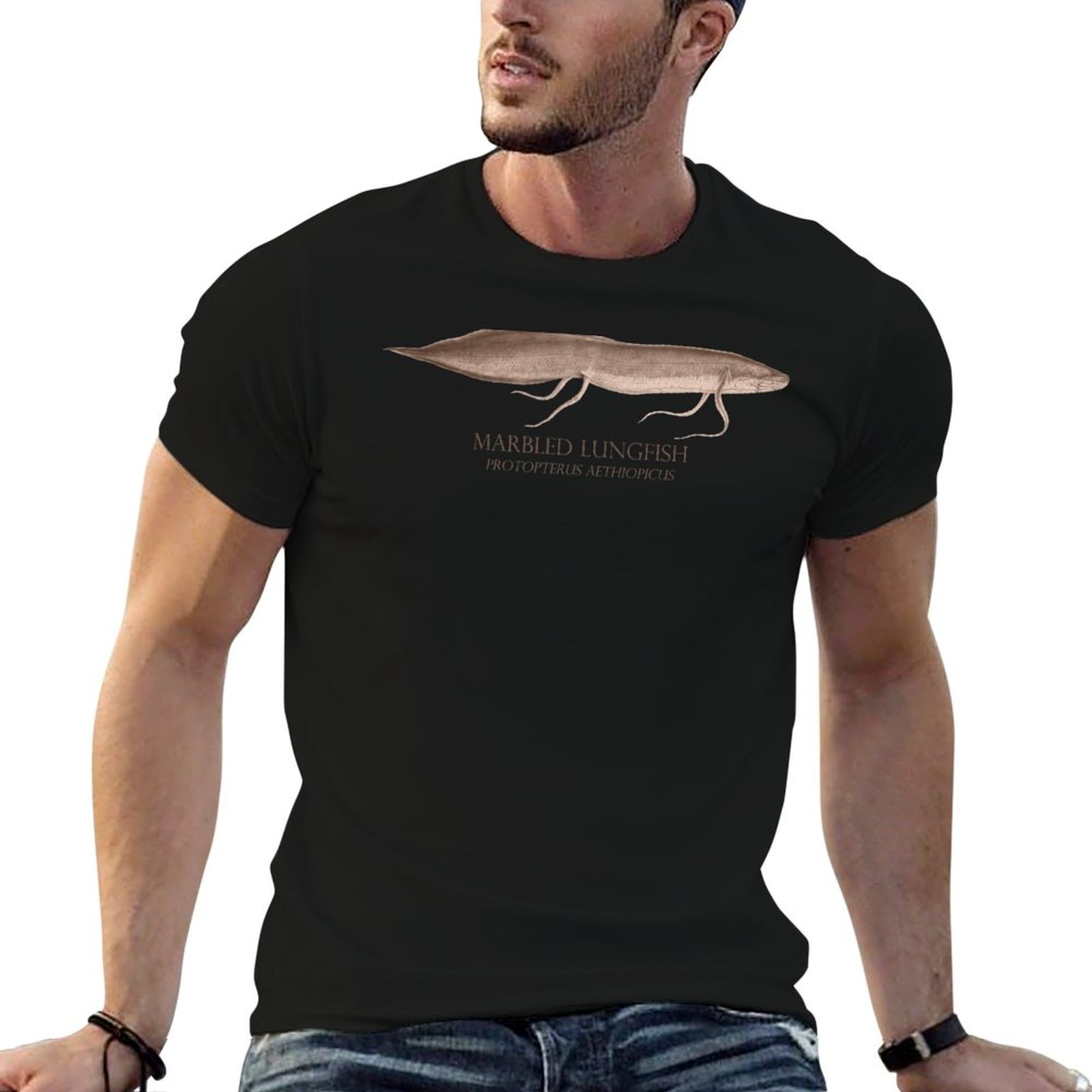 T-shirt col rond grande taille - Aquarium Fish Monster avis et prix