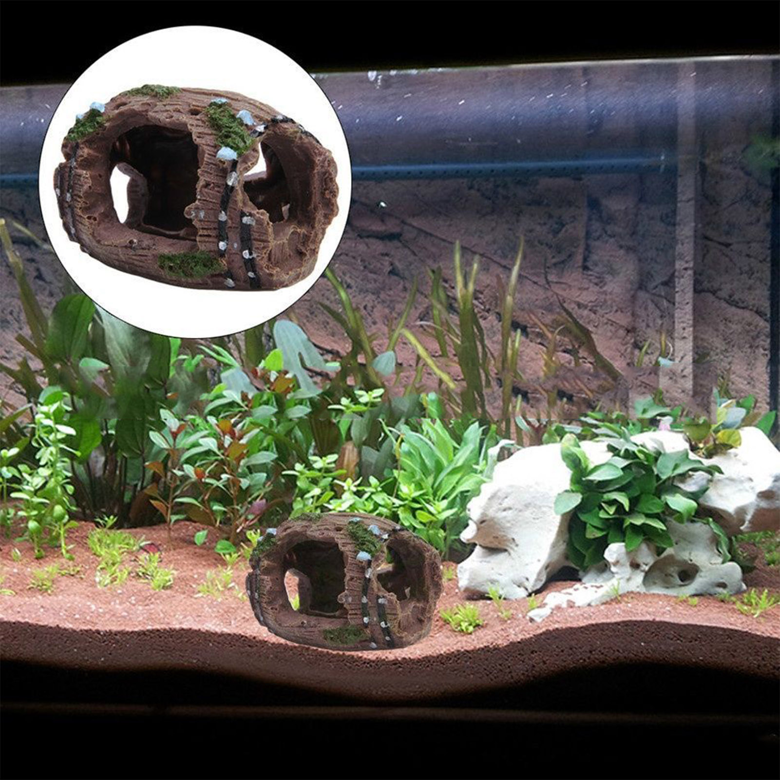 Ornements et décorations d'aqu - Aquarium Fish Hide avis et prix