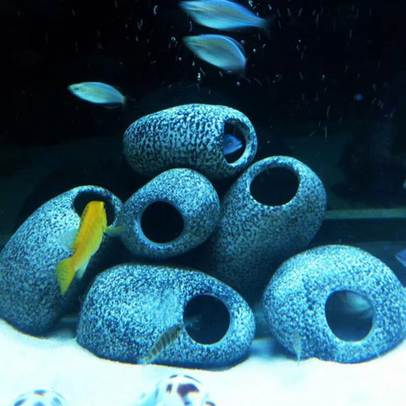 1/2 Pièces Pierre céramique po - Aquarium Fish Hide avis et prix