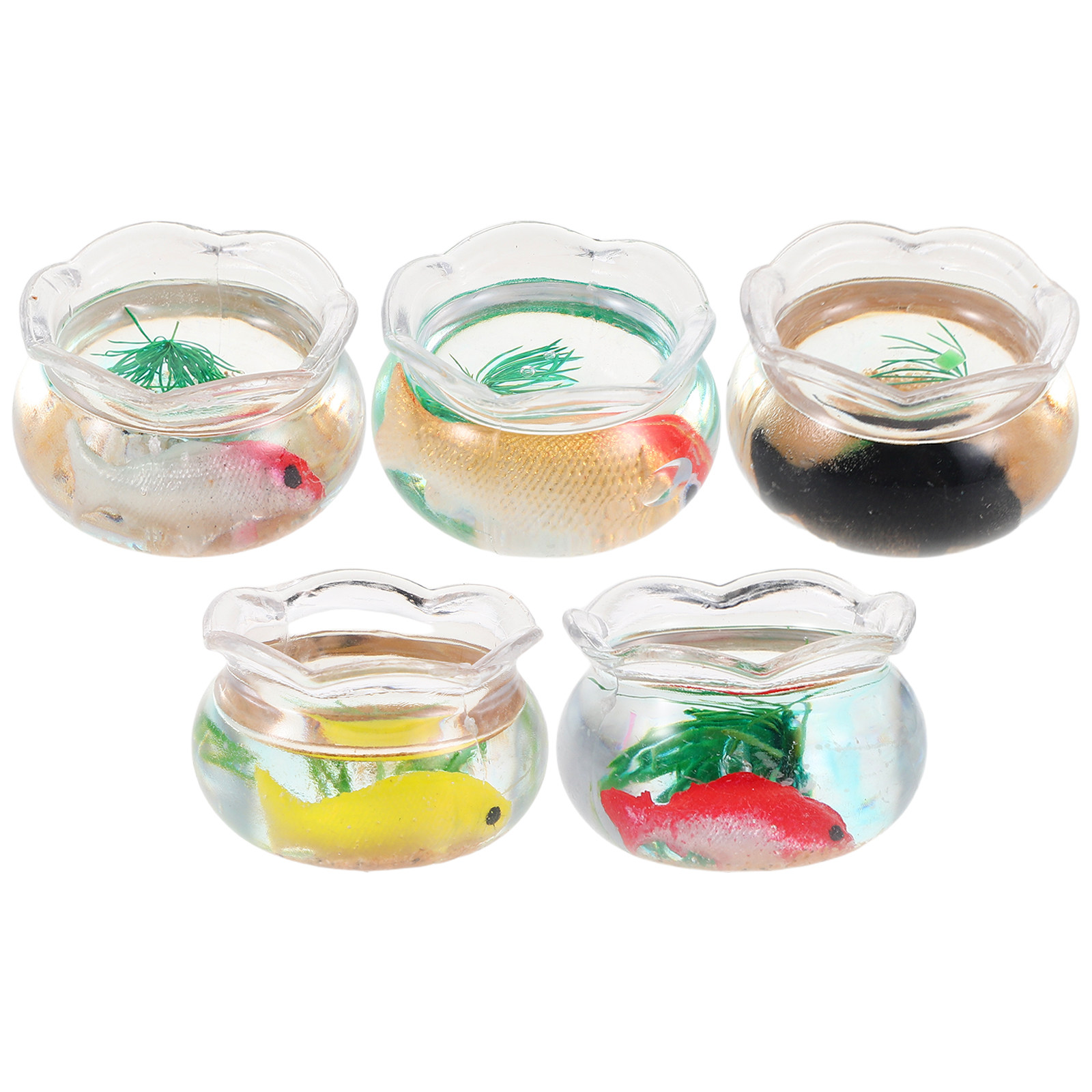 5 pièces de miniatures de pois - Aquarium Fish Bowl avis et prix